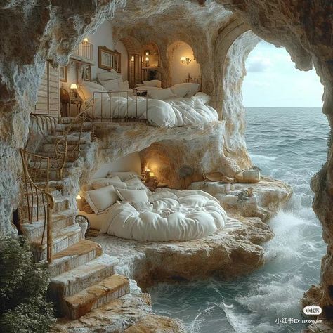 Rock Furniture, Dream Bedroom Inspiration, Future Room, Fantasy Homes, Fantasy House, Dream House Rooms, The Cave, Dream Room Inspiration, Dream House Interior