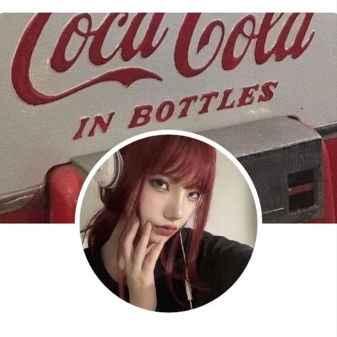 Facebook layout aesthetic account korean uzzlang aesthetic profile picture coca cola Red aesthetic Cool Instagram Profile Pictures, Chicas Punk Rock, Fb Profile Photo, Aesthetic Types, Fb Profile, Fb Cover Photos, Facebook Layout, Cute Headers, Facebook Profile Picture