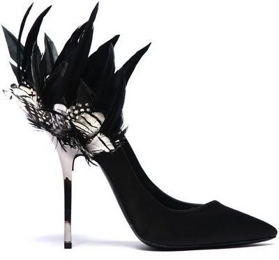 Jimmy Choo Heels, Fashion Heels, Black Swan, Jimmy Choo, Black Shoes, Heeled Boots, Stiletto Heels, Feathers, Pumps