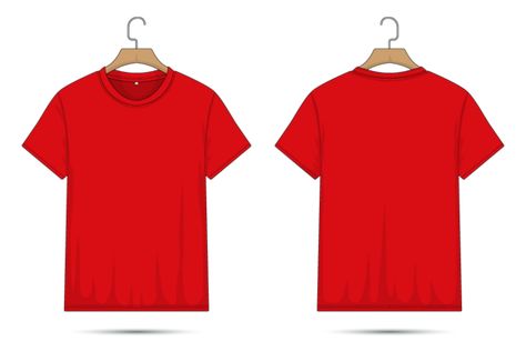 Plain Red T Shirt, T Shirt Clipart, Mock Up T Shirt, T-shirt Photography, T Shirt Design Template, Unisex Clothes, Blank Apparel, Blank T Shirts, Shirt Template