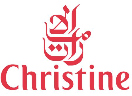 Customized Christine Emirates Logo, Emirates Airlines, Airline Company, Emirates Airline, Airline Logo, Technology World, Come Fly With Me, Logo Creation, Luxury Logo