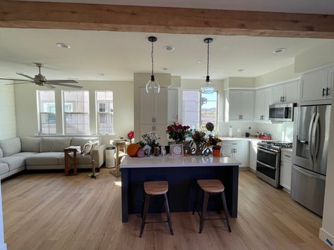 Faux wood beams ceiling