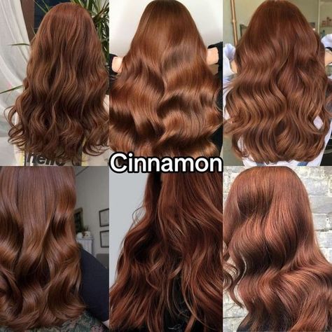 20 TRENDY AND VERSATILE CARAMEL HAIR COLOR IDEAS - julsweek Highlights Auburn Hair Caramel, Cinnamon Auburn Hair Color, Highlights For Wavy Hair, Cinnamon Color Hair, Blue Red Hair, Brown Hair Aesthetic, Cinnamon Brown Hair, Brown Auburn Hair, Cinnamon Hair Colors