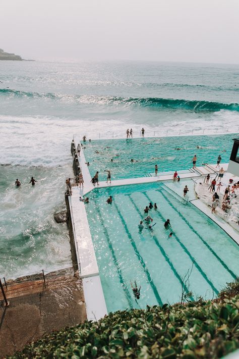 Iceberg Pools. Download this photo by Nate Johnston on Unsplash Bondi Icebergs, Australian Beach, Famous Beaches, Instagram Photo Editing, Surf Life, Photo Matting, Bondi Beach, Travel Goals, Beach Life