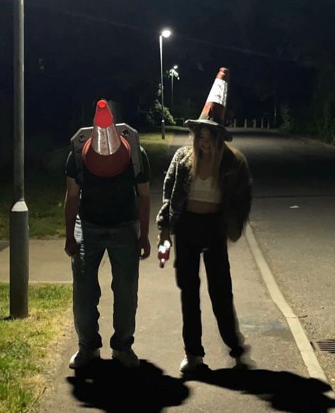 Vibes after a party Traffic Cone Photoshoot, Traffic Cone, Mood Images, Halloween Photoshoot, Teen Life, Bestie Goals, Character Aesthetic, Pose Reference