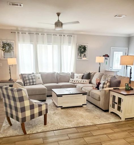 Living Room Redo, Decor Fireplace, Living Room Designs Small Spaces, Living Room Arrangements, Living Room Living Room, Modern Farmhouse Living Room, Living Room Decor Cozy, Ideas Living Room, Farmhouse Decor Living Room