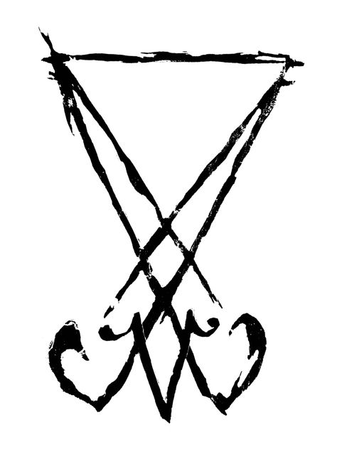 Working With Lucifer, Pentagram Tattoo, Sigil Of Lucifer, Satanic Tattoos, Become Independent, Witchcraft Symbols, Sigil Tattoo, Witch Coven, Black Magick