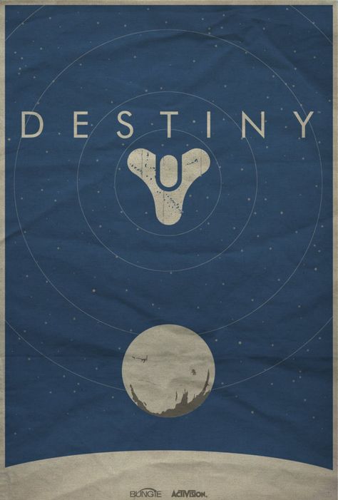 Destiny Minimalist Poster by shrimpy99 Destiny 2 Poster, Ideas For Posters, Destiny Poster, Destiny Video Game, Destiny Art, Destiny Bungie, Game Posters, Destiny Game, Video Game Posters