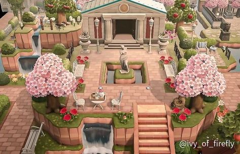 Acnh Maps, Museum Entrance, Cottagecore Animal Crossing, Acnh Inspiration, Acnh Cottagecore, Animal Crossing 3ds, Ac New Leaf, Animal Crossing Funny, Animal Crossing Guide