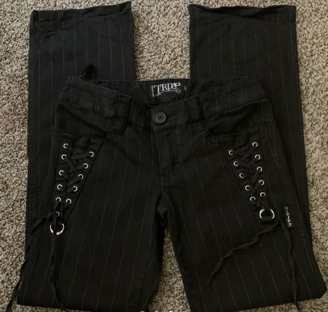 Tripp Nyc Pants, Tripp Pants, Tripp Nyc, Estilo Punk, New Rock, Baggy Pants, Goth Outfits, Dream Clothes, Look Cool