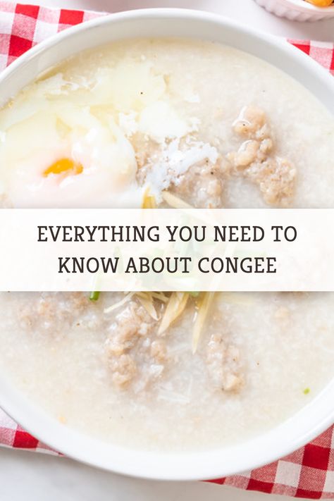 Smooth, thick, and inherently warming, congee is the epitome of a "comfort food" for many. #comfortfood #congee #foodfacts Authentic Congee Recipe, Postpartum Congee, Congee Recipe Chinese, Congee Recipe Breakfast, Congee Recipes, Congee Recipe, Asian Cusine, Rice Congee, American Test Kitchen