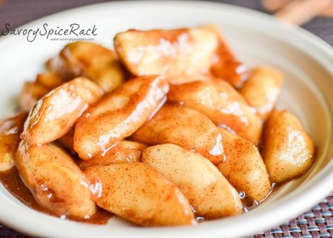 Brandied Cinnamon Apples - Savory Spicerack Brandy Recipe, Apple Cinnamon Recipes, Apple Brandy, Fried Apples, The Hardest Part, Apple Desserts, Budget Friendly Recipes, Fruit Snacks, Cinnamon Apples