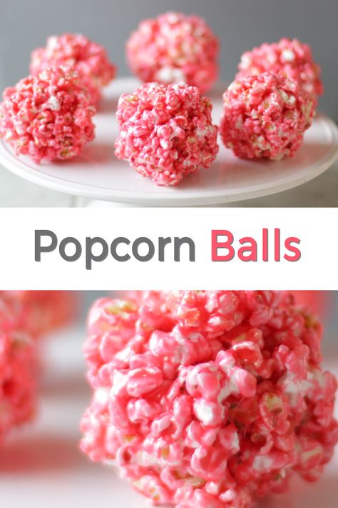 Homemade Popcorn Balls, Homemade Rock Candy, Pumpkin Rice Krispies, Pumpkin Rice Krispie Treats, Popcorn Balls Recipe, How To Make Popcorn, Caramel Apples Homemade, Pink Popcorn, Leftover Candy