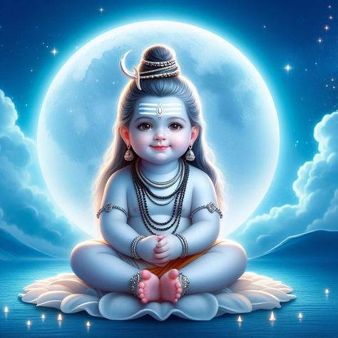 Bal Mahadev, Baby Shiva Images, Mahakal Photo, Baby Shiva, God Cartoon, Mahadev Photo, Shiva Images, Photos Of Ganesha, Neeraj Chopra