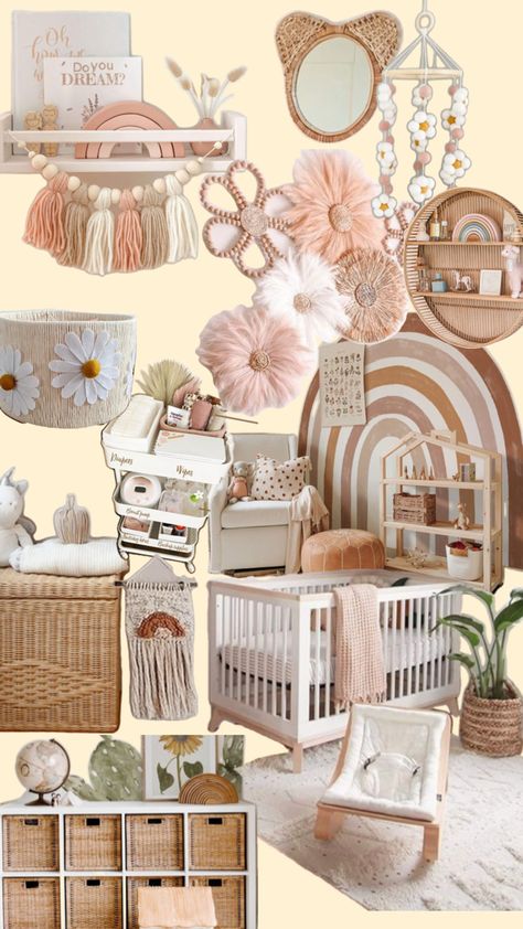 Boho Chic Nursery Girl, Girl Boho Nursery Ideas, Baby Girl Boho Nursery, Chic Nursery Girl, Boho Girl Nursery, Boho Baby Girl Nursery, Boho Nursery Girl, Boho Chic Nursery, Cowboy Nursery