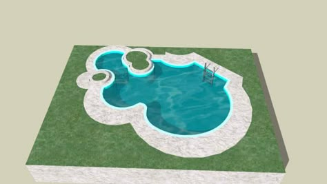 swimming pool - 3D Warehouse Pool Drawing, Interior Design Videos, Sketchup Model, Architecture Concept Drawings, Resort Villa, Swimming Pool Designs, Floral Logo, 3d Warehouse, Cool Pools