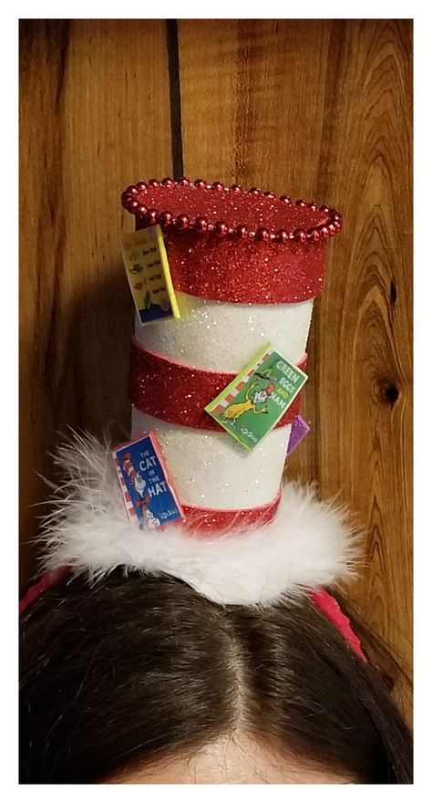 Cat In The Hat Headband, Seuss Costumes, Universal Studios Orlando Planning, Dr Seuss Costumes, Salon Christmas, Reading Is Fun, Dr Seuss Hat, Dr Seuss Week, Horse Costumes