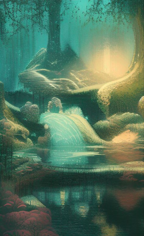 Lethe River Underworld, Greek Myth Aesthetic, Imagination Artwork, Underworld Greek Mythology, Mythical Water Creatures, Forgotten Memories, Memories Ideas, Art Scenery, Greek Myth