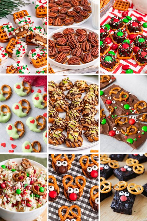 10 Festive Christmas Pretzel Recipes Christmas Snacks Pretzels, Circle Pretzel Christmas, Christmas Pretzel Cookies, Pretzel Recipe Christmas, Christmas Pretzel Recipes, Pretzel Treats Christmas, Pretzel Wreath Christmas, Christmas Treats With Pretzels, Candy With Pretzels