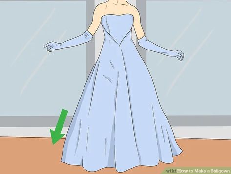 How to Make a Ballgown: 12 Steps (with Pictures) - wikiHow Long Flowing Dresses, 12 Step, 12 Steps, Flowing Dresses, Top And Skirt, Happily Ever After, Ball Gown, Ever After, Ball Gowns