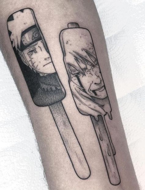 Jiraiya Tattoo, Wolf Tattoo Forearm, Waterfall Tattoo, Guy Sensei, Square Tattoo, Viking Tattoo Sleeve, Naruto Jiraiya, Mark Tattoo, Naruto Tattoo