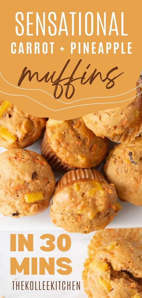 Carrot Pineapple Raisin Muffins, Banana Carrot Pineapple Muffins, Carrot Raisin Muffins Healthy, Spiced Carrot Muffins, Carrot Coconut Muffins, Pineapple And Carrot Muffins, Zucchini Carrot Pineapple Muffins, Carrot Pineapple Muffins Healthy, Carrot Pineapple Muffins Moist