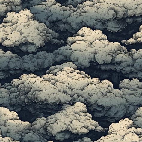 A dark background with clouds and rain. | Premium Photo #Freepik #photo #cloudscape #cumulus #cloudiness #cloud-scape Dark Cloud Drawing, Dark Clouds Background, Cloud Overlay, Clouds And Rain, Clouds Background, Cloud Background, Cloud Illustration, Japanese Art Styles, Art Studio Room