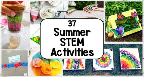 Summer Stem Activities For Kids, Storybook Village, Summer Stem Activities, Kids Stem Activities, Summer Stem, Stem Engineering, Stem Activities For Kids, Challenges Activities, Easy Science Experiments