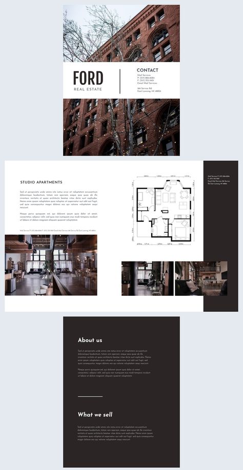 Architecture Brochures, Luxury Brochure, Property Brochures, 잡지 레이아웃, Brochure Design Creative, Brochure Design Layout, Real Estate Marketing Design, Brochure Inspiration, Template Brochure