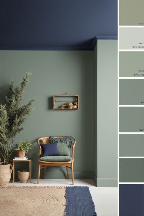 In this article, discover the top secret to achieve success with a few simple yet powerful strategies. Exciting insights await! #ad     #Colortrend #wallpaint2024  #color2024  #DIYpainting  ##DIYhomedecor  #Fixhome Colors With Navy Blue, Navy Blue And Sage Green, Navy Sofa Living Room, Sage Living Room, Blue And Green Living Room, Blue And Sage Green, Sage Green Living Room, Navy Living Rooms, Color Palette Living Room