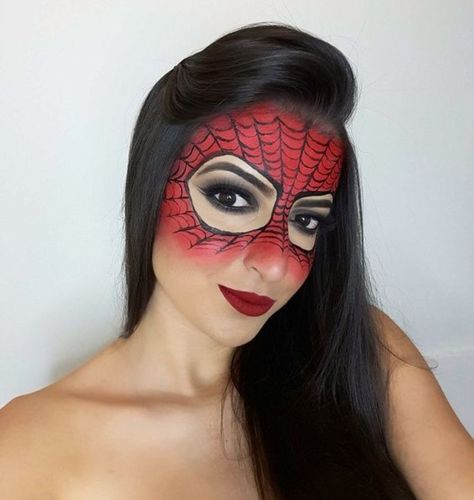 Spiderman Makeup, For Boyfriend, Spiderman Mask, Spiderman Face, Boyfriend Anniversary, Holloween Costume, Gifts For, Face Painting Designs, Kids Makeup