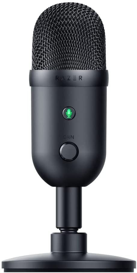 25mm Condenser Microphone For Crisp, Natural Vocals: The mic's impressive sensitivity is capable of capturing your voice with a high degree of accuracy especially at higher frequencies, ensuring thatyou sound to others just like the true you. Supercardioid Pickup Pattern For Greater Voice Isolation: The Razer Seiren V2 X is designed to suppress noise from the back and sides, so it can capture your voice clearly without picking up on background sounds like typing or mouse clicks. Gaming Microphone, Blue Yeti, Viral Products, Streaming Setup, Laptop Deals, Industry Design, Usb Microphone, Condenser Microphone, Background Noise