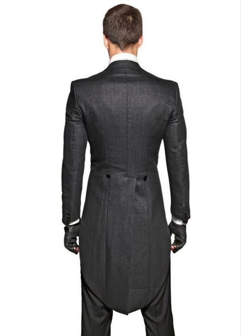 Tailcoat Mens, Tail Coat, Morning Coat, Black Suit Men, Morning Suits, Classy Suits, Dark Dress, Men Stylish Dress, Fashion Figures