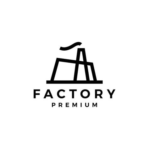 Factory Logo Design, Industrial Logo Design, Industrial Building Design, Industrial Logo, Logo Building, Beer Factory, Factory Logo, Museum Logo, Modern Factory