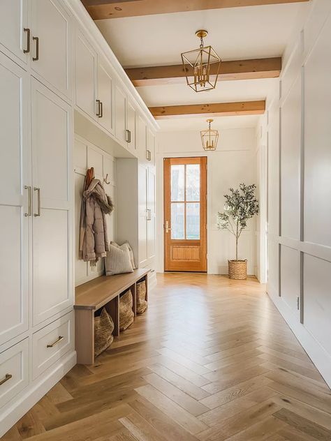 alexisandraaustin on LTK Mudroom Breezeway From Garage, Dream Mudroom, Basement Mudroom, Vintage Decorating Ideas, Mudroom Entryway, Vintage Decorating, Mudroom Decor, Mudroom Design, European Farmhouse