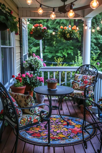 12 Incredible Front Porch Ideas (Creative, Inviting & Designing for Every Home) Affordable Front Porch Ideas, Cobblestone Porch, Covered Front Porch Ideas Decor, Outside Porch Ideas, Open Front Porch Ideas, Sun Porch Decorating Ideas, Front Porch Sitting Area, Side Porch Ideas, Stoop Decor