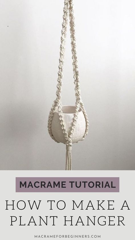 Macrame Plant Hanger Macrame Plant Hanger Tutorials, Plant Hanger Tutorials, Modern Macrame Plant Hanger, Diy Macrame Plant Hanger Pattern, Hanging Macrame Wall Art, Macrame Plant Hanger Tutorial, Macrame Plant Hanger Patterns, Diy Macrame Plant Hanger, Macrame Wall Hanging Diy