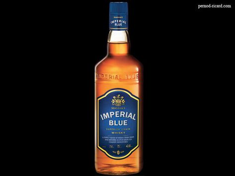 Imperial Blue Whiskey, Alcohol Brands, Pernod Ricard, Whisky Drinks, Imperial Blue, Rule The World, Beer Bottle, The List, Whiskey Bottle