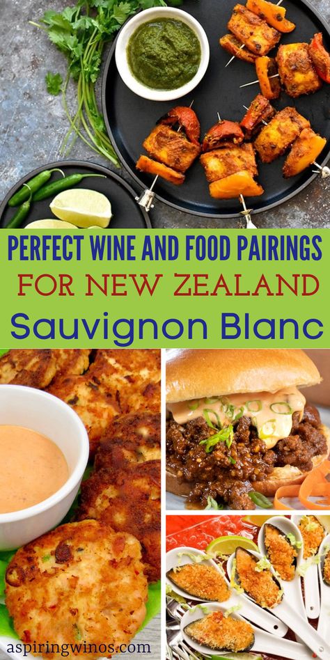 Perfect Wine and Food Pairings for New Zealand Sauvignon Blanc | Food Ideas For Wine Pairings | Asian Food Ideas | Seafood Dish Ideas | Foods To Serve With Sauvignon Blanc Wine | White Wine Food Ideas #PerfectWineAndFoodPairings #NewZealand #SauvignonBlanc #FoodIdeas #WhiteWine Asian Food Ideas, Sauvignon Blanc Pairing, White Wine Food Pairing, Wine Party Appetizers, Wine And Food Pairings, Warm Appetizers, Wine Cocktail Recipes, Sauvignon Blanc Wine, Blog Success