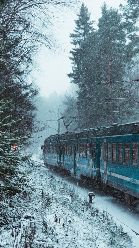 Train Wallpaper, Snow Forest, Forest Wallpaper, Winter Wallpaper, Dark Art Illustrations, Winter Scenery, Winter Forest, Wallpaper Free Download, Winter Aesthetic