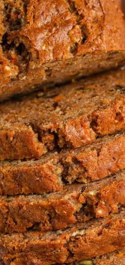 Apple Carrot Bread Recipe, Carrot Nut Bread, Oatmeal Carrot Bread, Carrot Quick Bread Recipes, Carrot Pulp Bread, Healthy Banana Carrot Bread, Spice Carrot Cake Recipes, Thanksgiving Quick Breads, Carrot Quick Bread