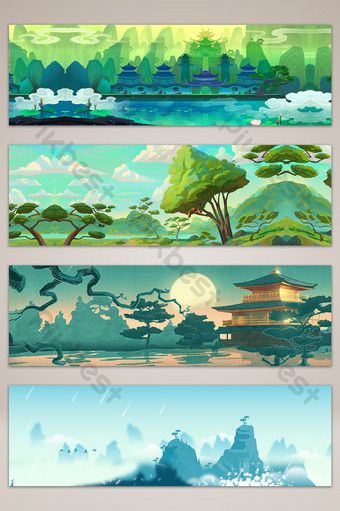 Chinese style hand drawn vintage watercolor banner poster background#pikbest#backgrounds Watercolor Banner, No Guidance, Drawing Vintage, Soya Mumu, Background Drawing, Vintage Watercolor, Poster Background, Wow Art, Fantasy Art Landscapes