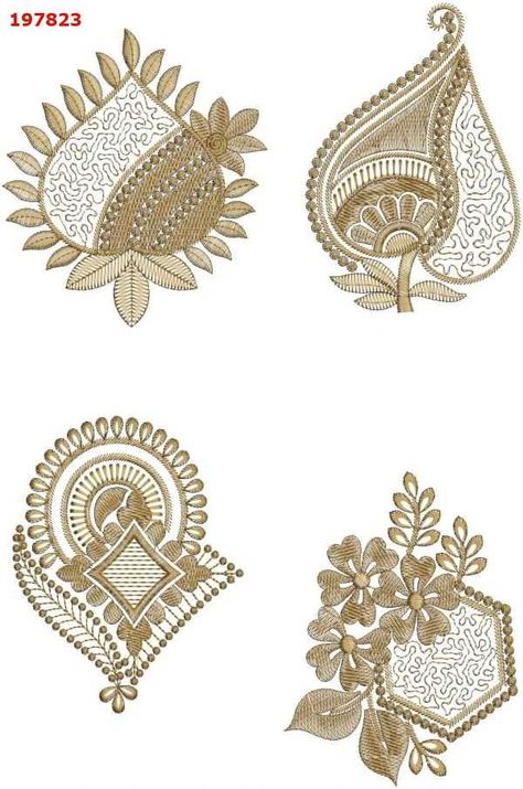 combo 4 butta embroidery design Buta Embroidery Design, Embroidery Butta Design, Embroidery Layout, Embroidery Butta, Buta Design, Butta Design, Men Native, Butta Embroidery, Dress Kurti