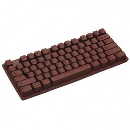 Chocolate Keyboard, Keyboard Typewriter, Choco Biscuit, Chocolate Moulds, White Chocolate Recipes, Silicone Chocolate Molds, Kitchen Craft, Cakes To Make, Italian Ice