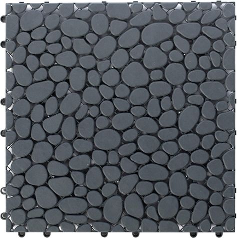 Amazon.com : Gardenised QI003970.5 Interlocking Cobbled Stone Look Garden Pathway Tiles, Decorative Floor Grass Pavers Anti-Slip Mat, 5 Pack, Gray : Patio, Lawn & Garden Plastic Grass Pavers, Pathway Tiles, Rubber Walkway, Deck Walkway, Walkway Garden, Grass Pavers, Plastic Grass, Permeable Pavers, Interlocking Design