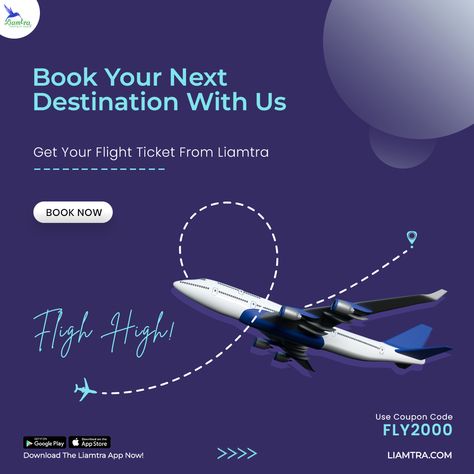 To book a Delhi to Imphal flight, you can visit the official website Liamtra.com. This portal offers attractive deals and discounts on flight tickets, which can help you save money on your travel expenses. Flight Ticket Design, Travel Advertising Design, Air Ticket Booking, Book Flight, Web Ideas, Best Flight Deals, Travel Creative, Travel Advertising, Travel Tickets