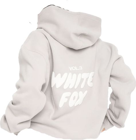 White Fox Hoodie, Preppy Winter Outfits, Fox Brand, Light Grey Leggings, Hoodie Png, Fox Hoodie, Slay Girl, Fox Sweater, Preppy Winter