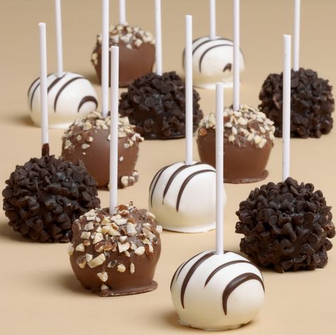 Cake Pops Weihnachten, Fancy Cake Pops, Bon Bons Recipe, Brownie Pops, Chocolate Cake Pops, Wedding Cake Pops, Cake Pop Recipe, Cake Balls, Fancy Cakes