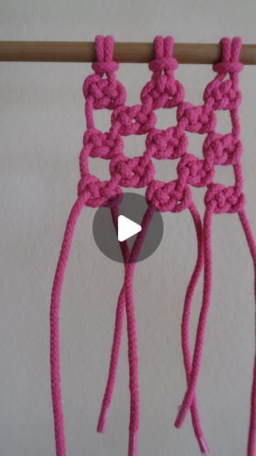 Josephine Knot Macrame, Punch Needle Tutorial, Josephine Knot, Knot Macrame, Macrame Weaving, Craft Diy, Punch Needle, Macrame, Knot