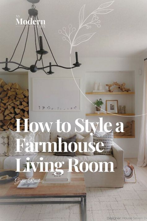 Step into the world of rustic charm and timeless elegance with these 17 farmhouse living room ideas. From cozy throws to distressed furniture, this collection will inspire you to create a space that would make Chip and Joanna Gaines proud. Get ready to add warmth, character, and a touch of modern farmhouse style to your home. Don't miss out on these stunning ideas - start transforming your living room today! New Farmhouse Decorating Ideas, Charlotte Grove Farmhouse, Joanna Gaines Wall Decor, Joanna Gaines Living Room Ideas, Chip And Joanna Gaines Farmhouse, Chip And Joanna Gaines House, Modern Farmhouse Living Room Joanna Gaines, Living Room Inspiration Farmhouse, Small Farmhouse Living Room